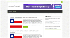 Desktop Screenshot of diariodamanha.com.br