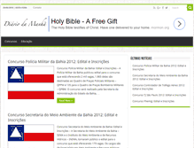 Tablet Screenshot of diariodamanha.com.br